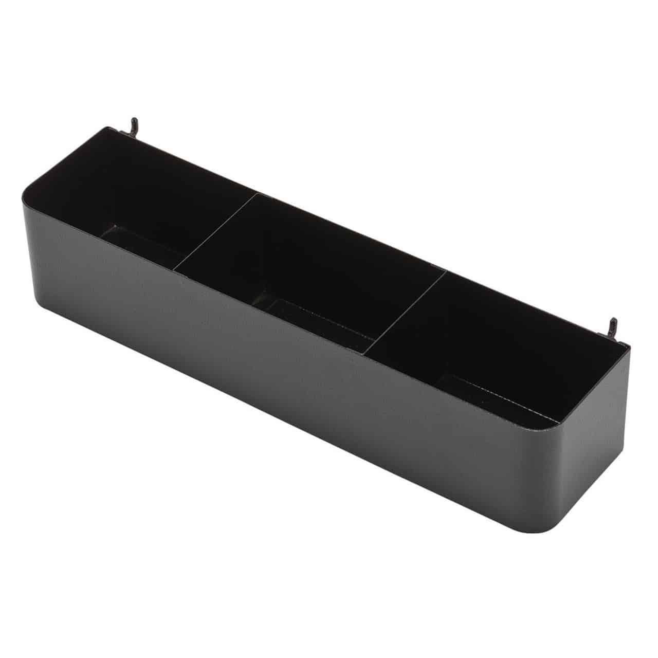 Bac de rangement pour établis Bunker sur fond blanc - vue de trois quart haut