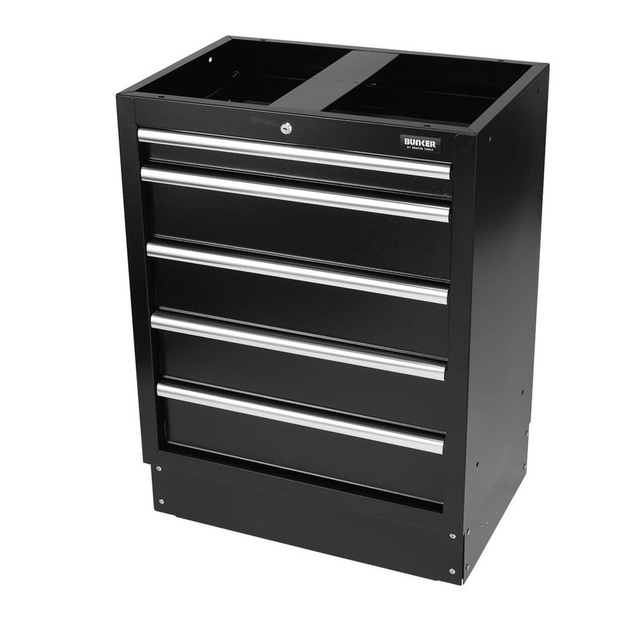 31387_1__68596 Meuble bas pour établi avec 5 tiroirs en acier