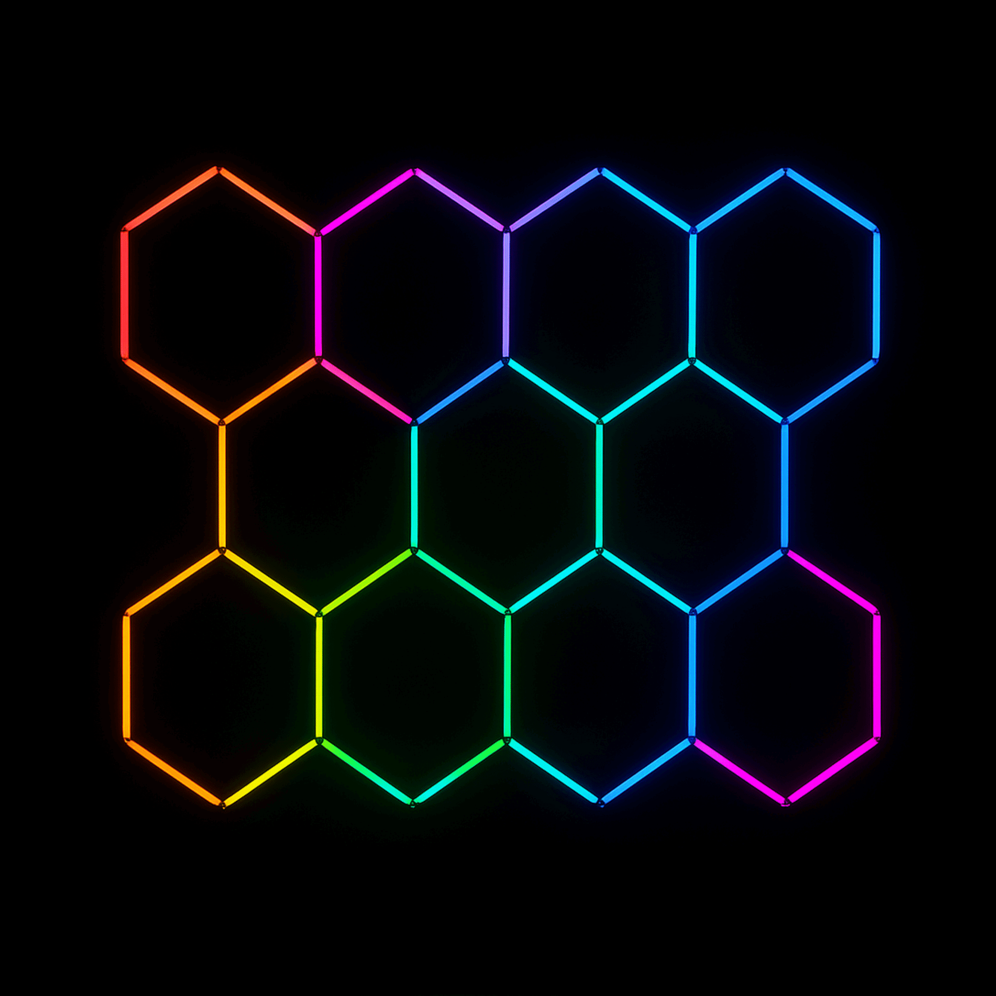 PRODUIT - LUMINAIRE - IZILIGHT- CURUS-RGB-0 Éclairage LED RGB CURUS vue de face